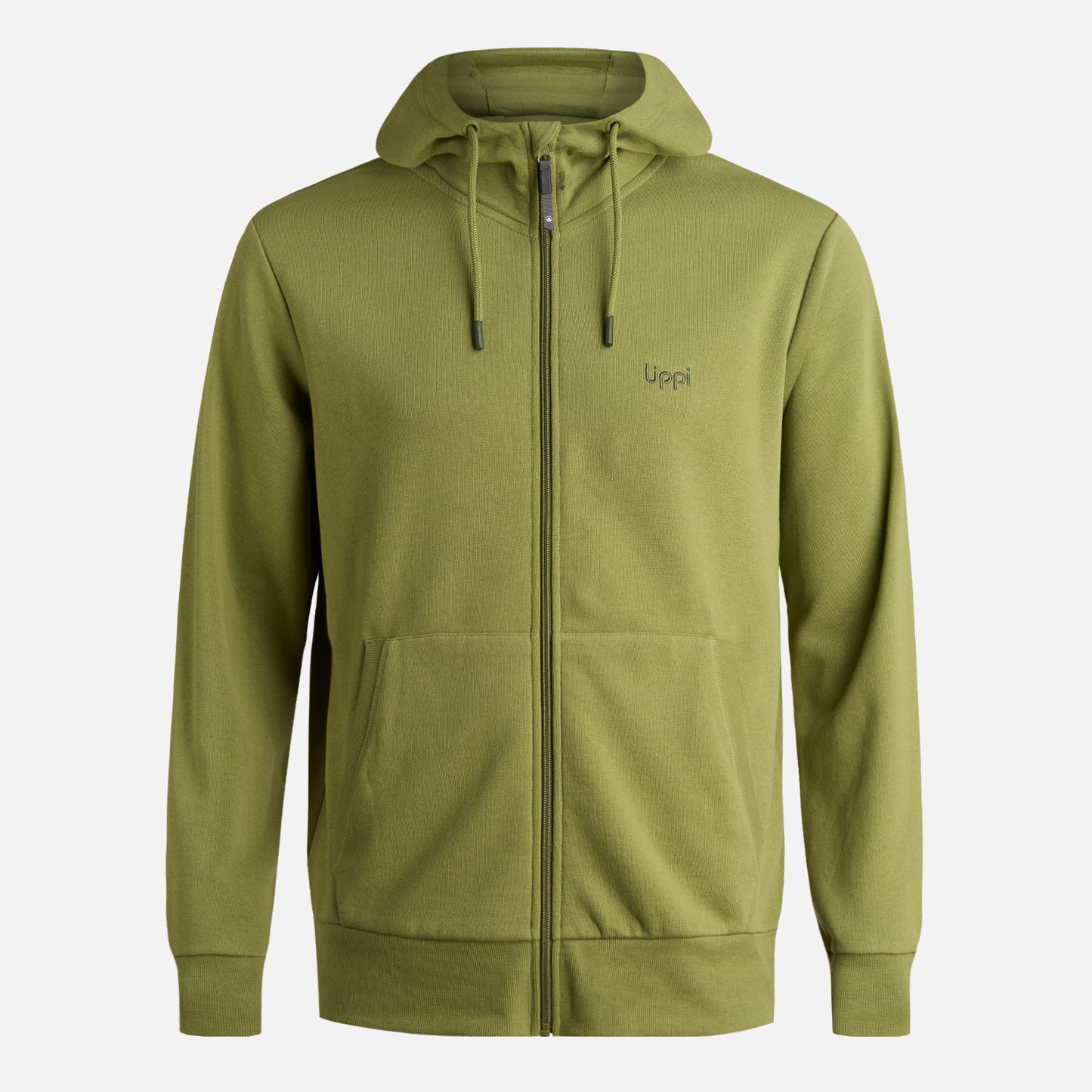 Polerón Hombre Ulmo Full Zip Hoody Sweatshirt Verde Lippi