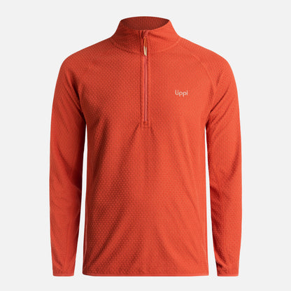 Polerón Hombre Jacaranda Nano-F 14 Zip Terracota Lippi