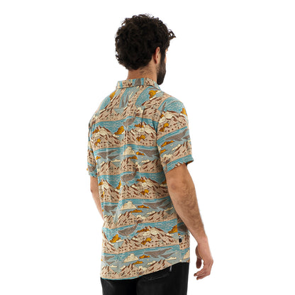 Camisa Hombre Anameizon Celeste Haka Honu