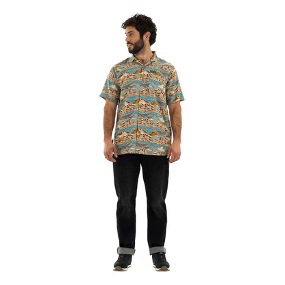 Camisa Hombre Anameizon Celeste Haka Honu