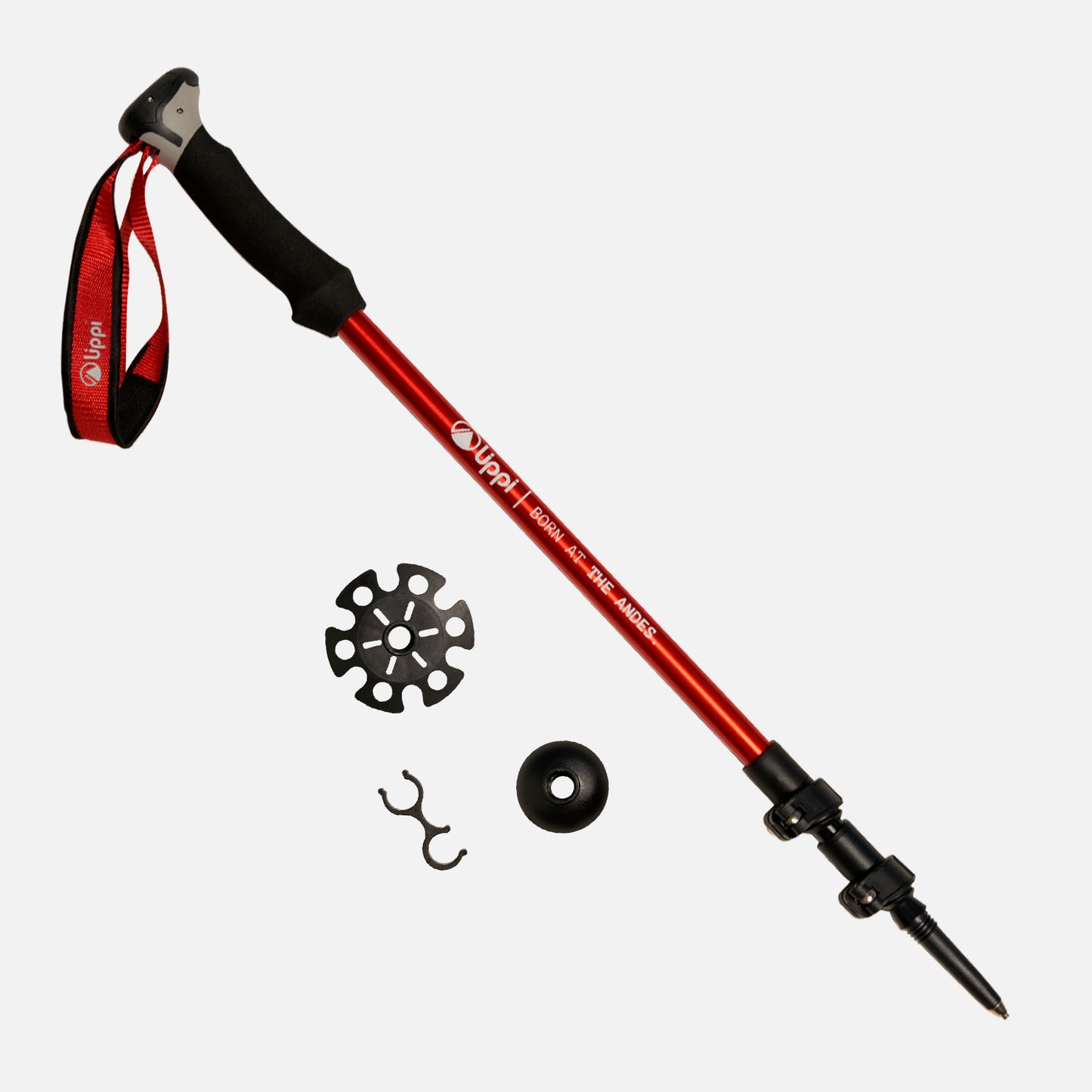 Baston Escape Trek Pole Rojo Lippi