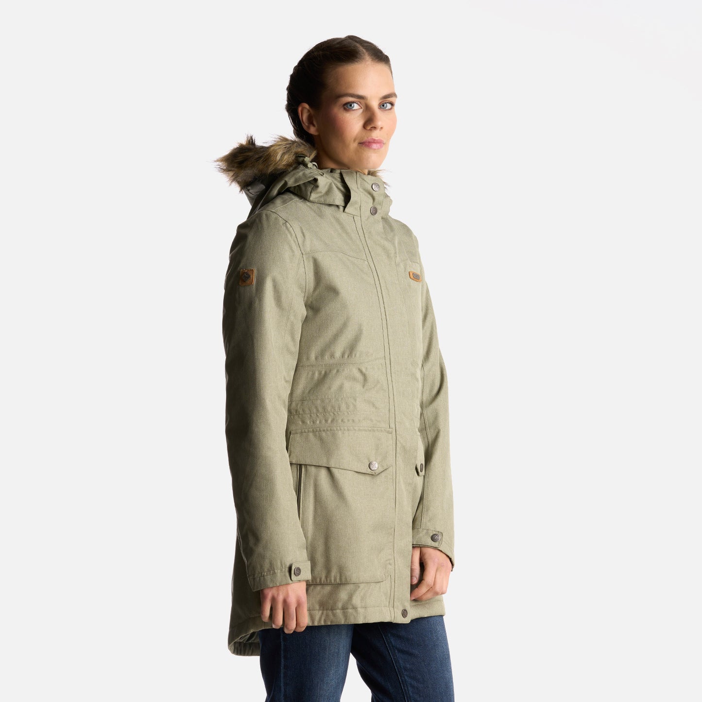 Chaqueta Mujer Roble B-Dry Hoody Jacket Laurel Lippi