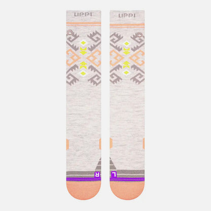 Calcetin Mujer All Mountain Ski Socks Gris Claro Lippi