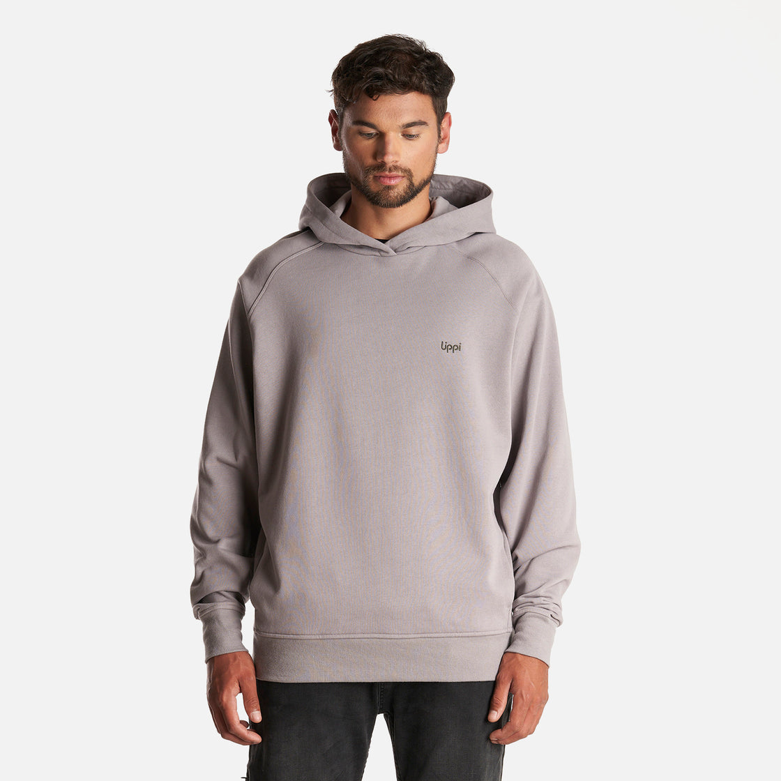 Poleron Hombre Insigne Hoody Sweatshirt Back Print Malva Lippi