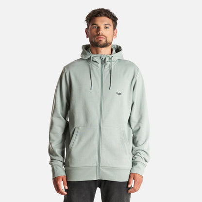 Poleron Hombre Ulmo Full Zip Hoody Sweatshirt Jade    Lippi