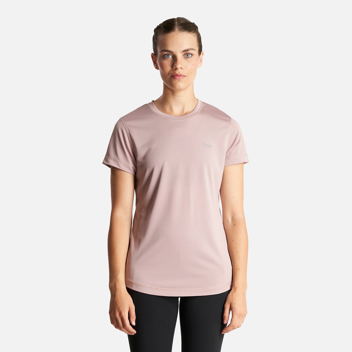 Polera Mujer Core Q-Dry T-Shirt Rosa Claro Lippi