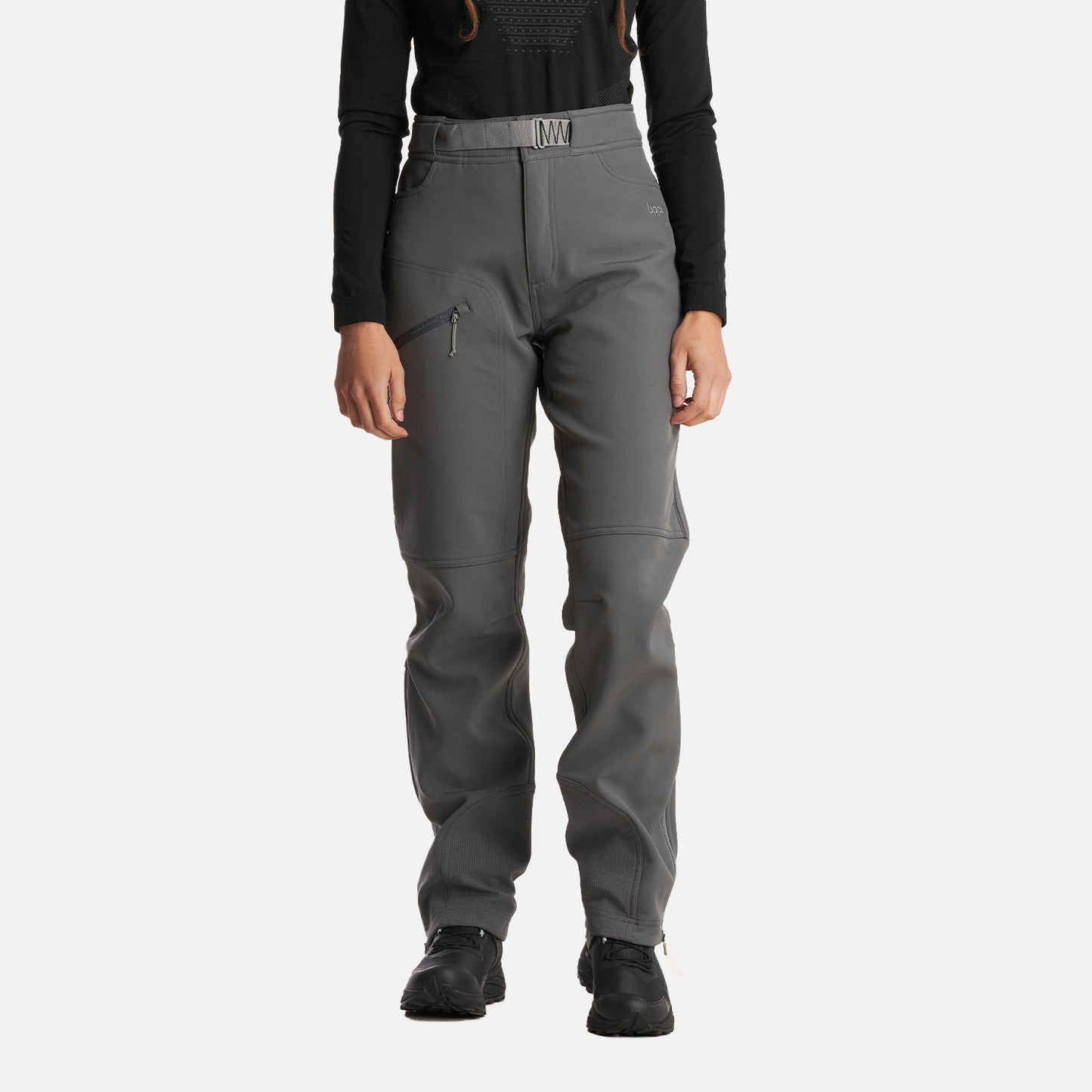 Pantalon Mujer Kimball Softshell Pants Gris Medio Lippi