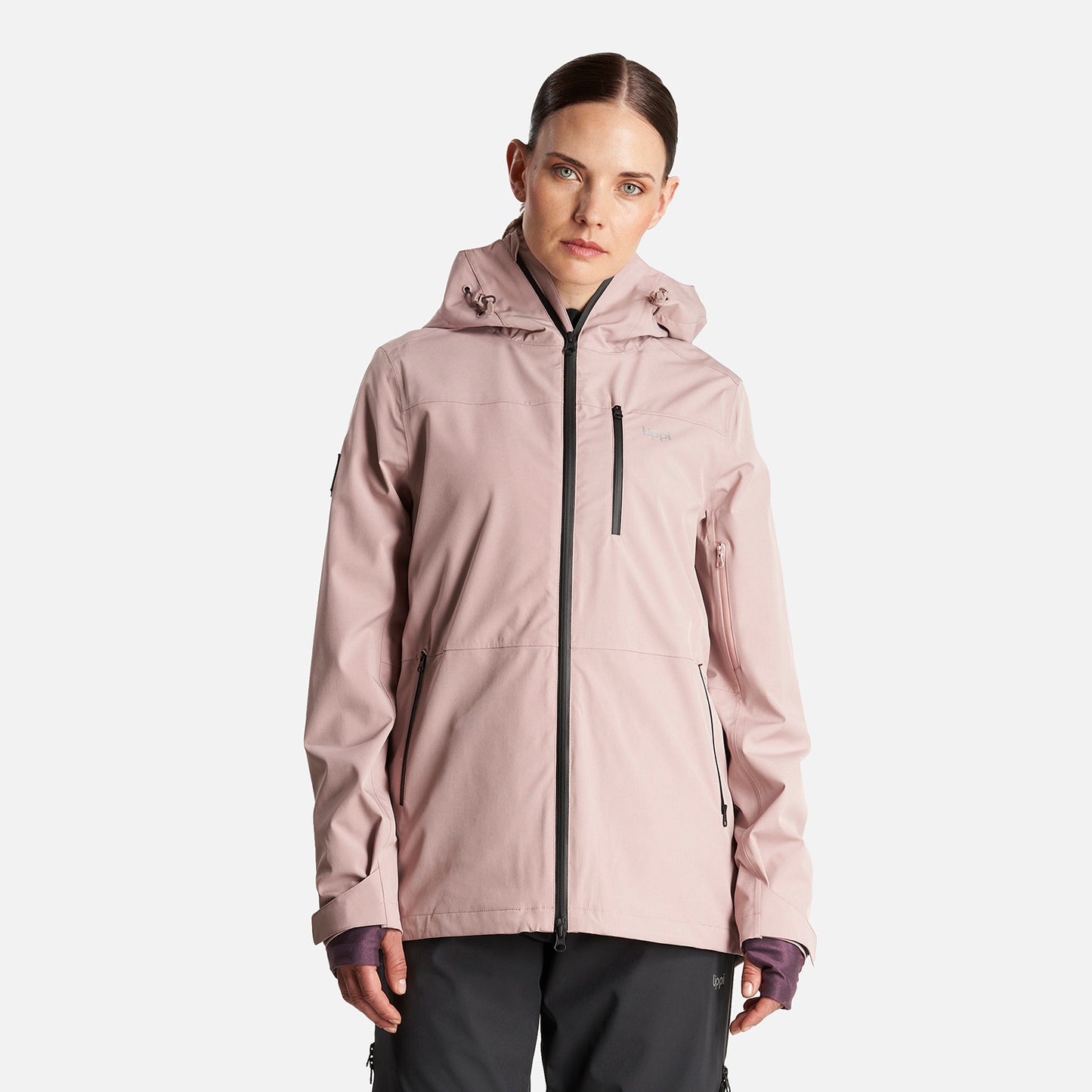 Chaqueta Mujer Sierra Nevada Light B-Dry Hoody Jacket Rosa Claro Lippi