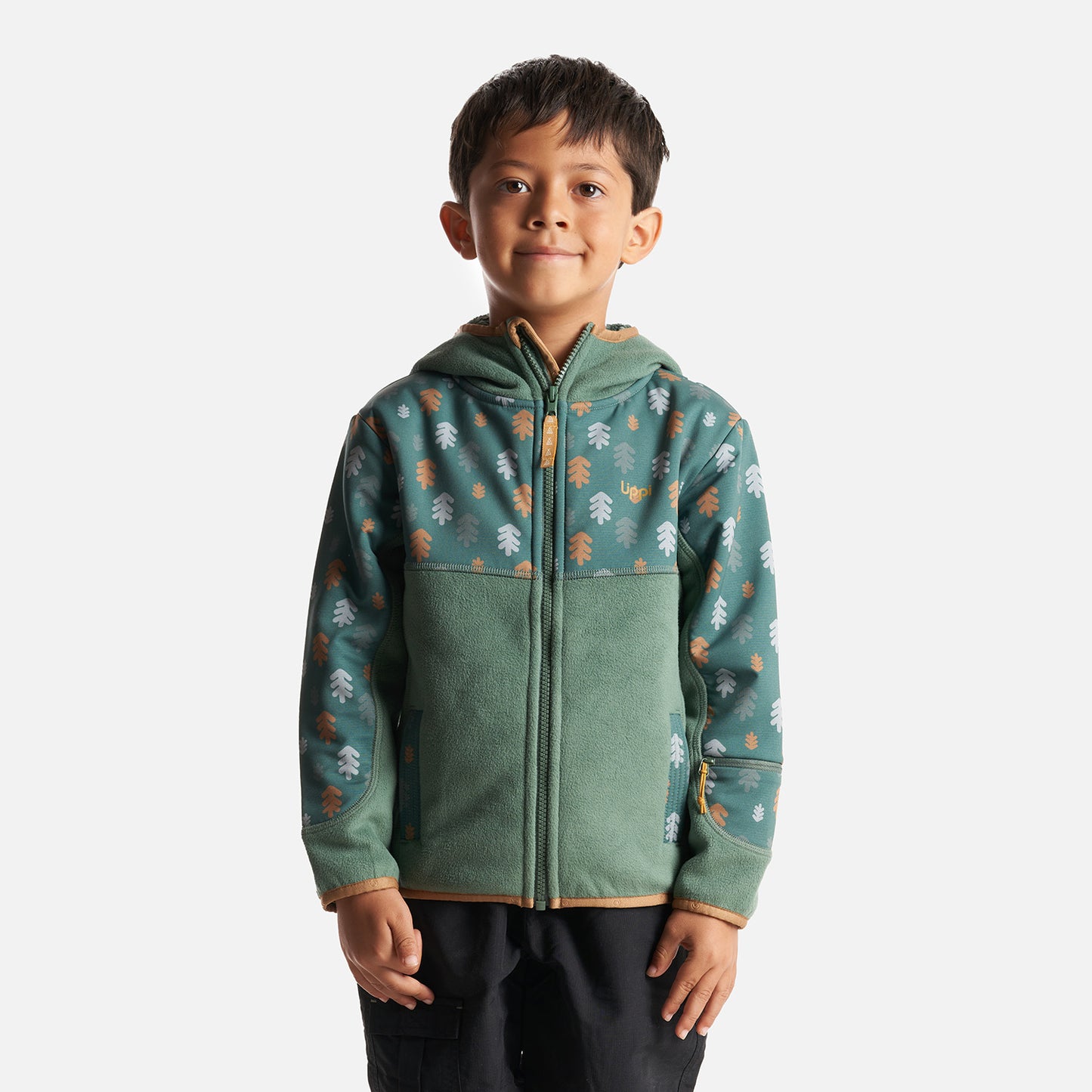 Chaqueta Niño Grillo Therm-Pro Hoody Jacket Verde Botella Lippi