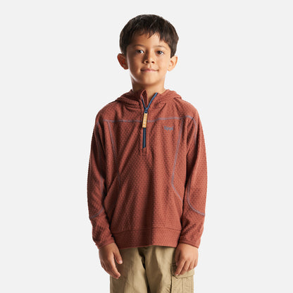 Poleron Niño Saltamontes Nano-F 14 Zip Hoody Terracota Lippi