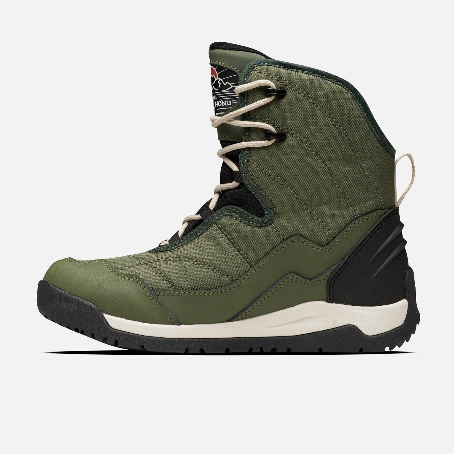 Bota Mujer  Loba Baja Verde Militar Haka Honu