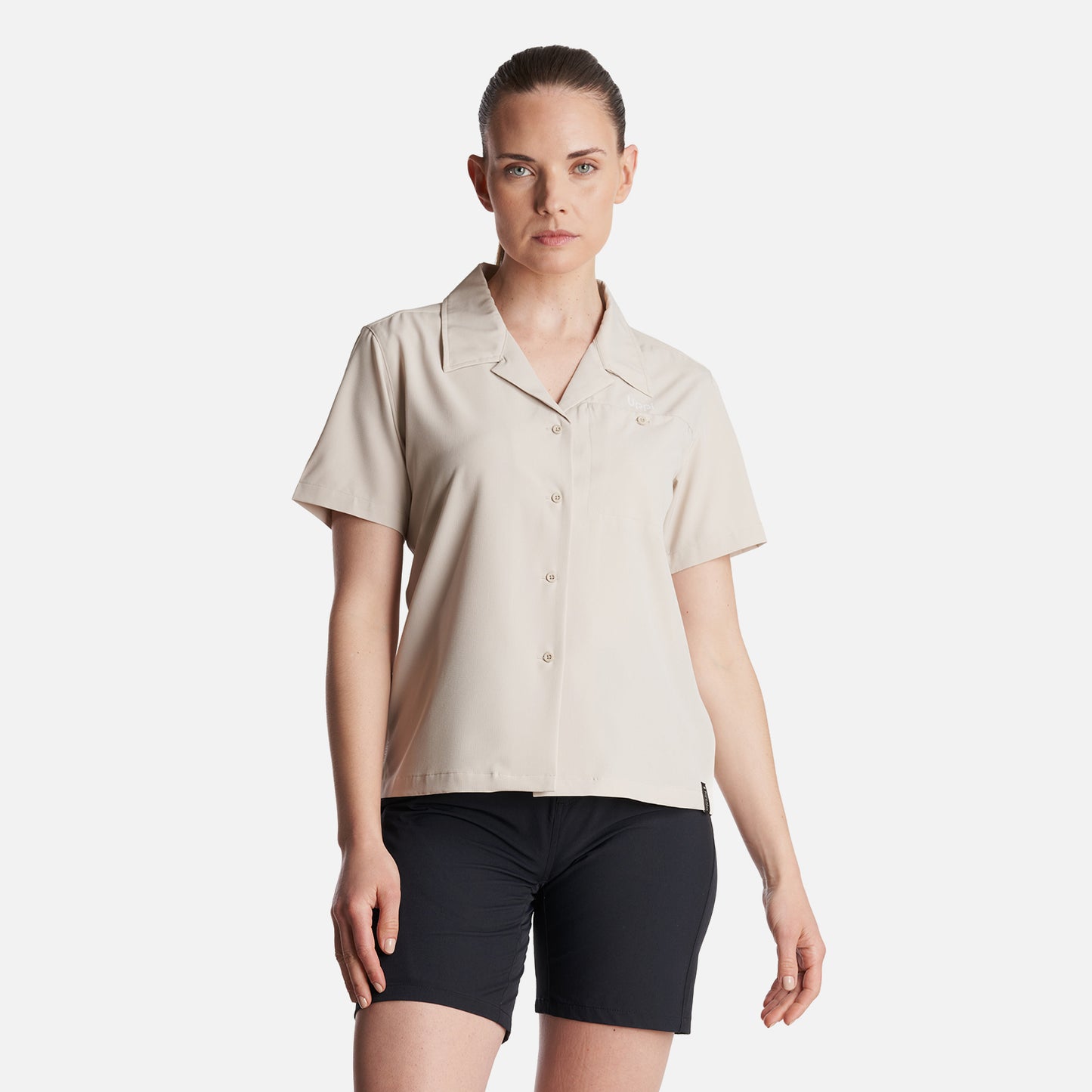 Camisa Mujer  Murallon Q- Dry Shirt Crema Lippi