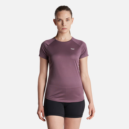 Polera Teen Girl Core Q-Dry T-Shirt Morado Lippi