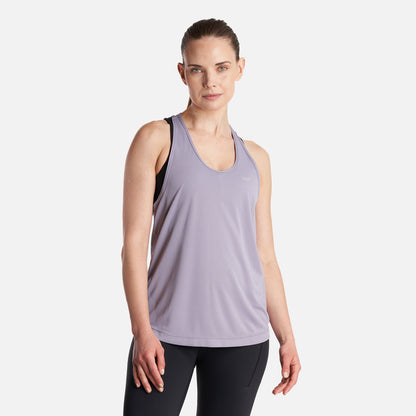 Polera Mujer  Workout Q-Dry Tank T-Shirt Morado Claro Lippi