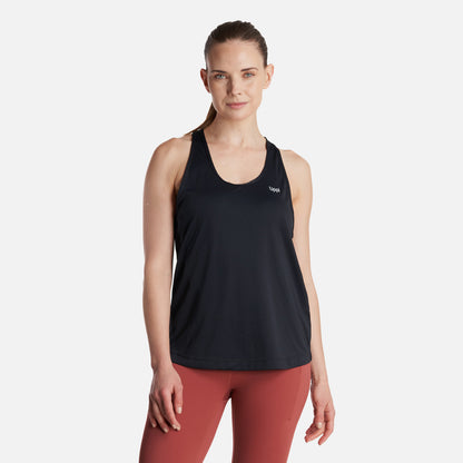 Polera Mujer  Workout Q-Dry Tank T-Shirt Negro Lippi