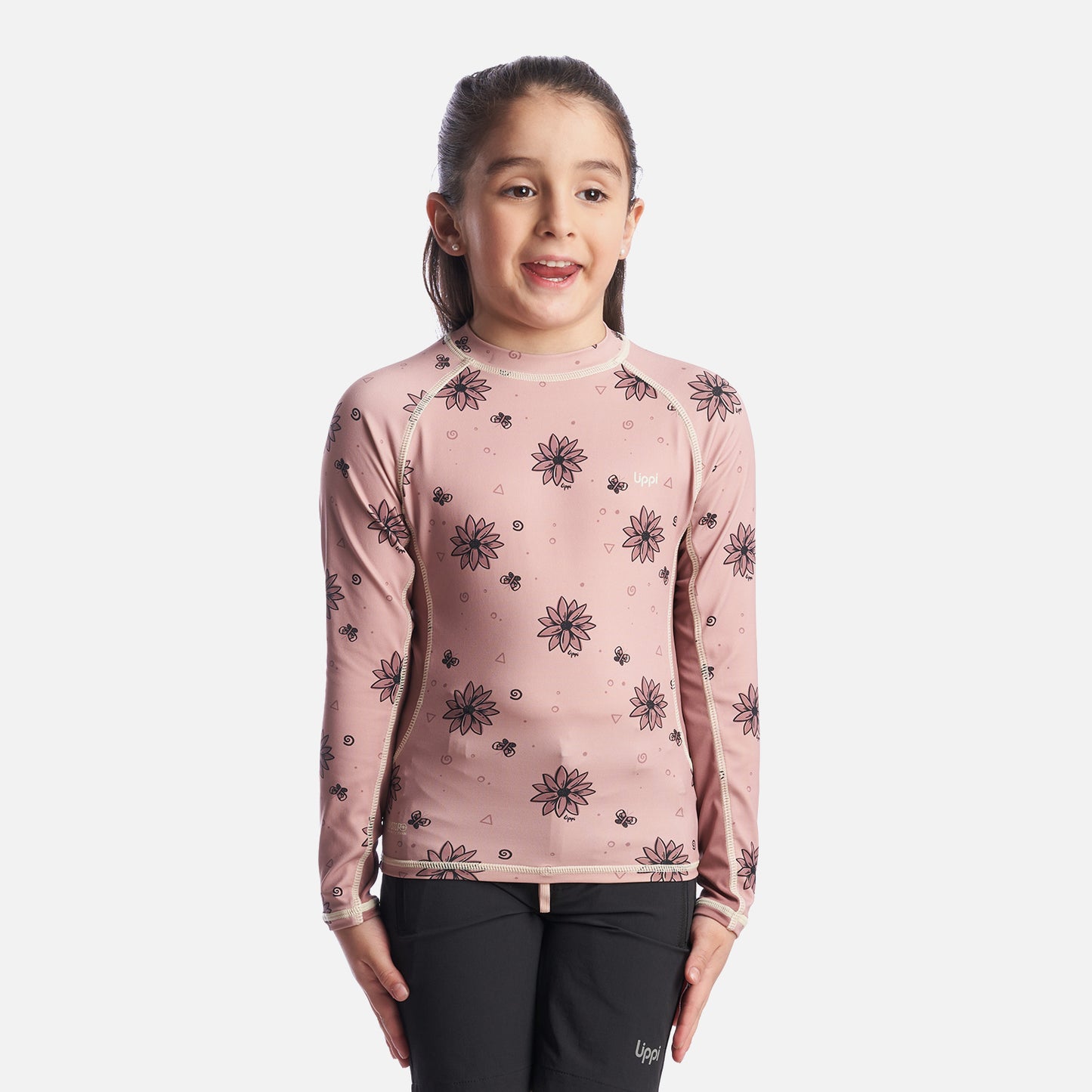 Traje de Baño Niña Sun Pro Long Sleeve T-Shirt Rosa Lippi