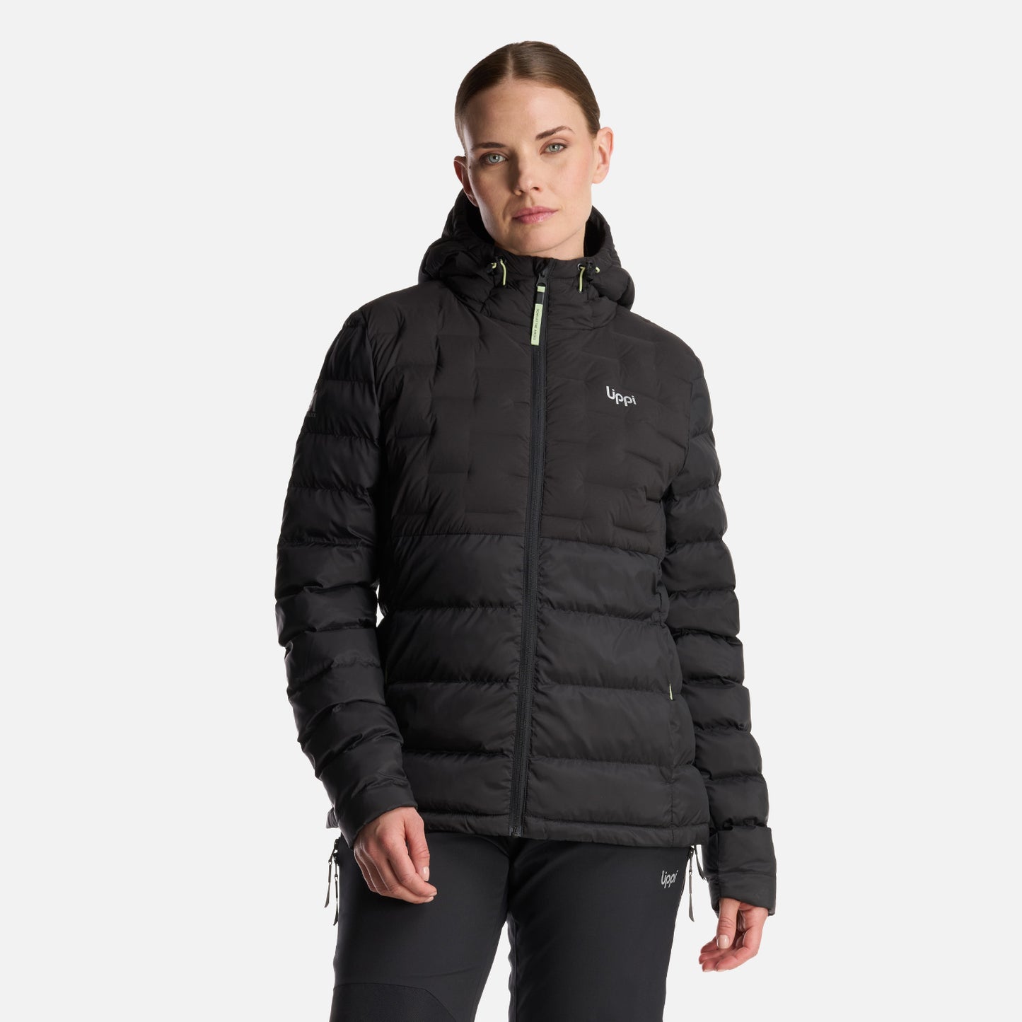 Chaqueta Mujer Bazpur EVO Down Hoody Jacket Negro Lippi