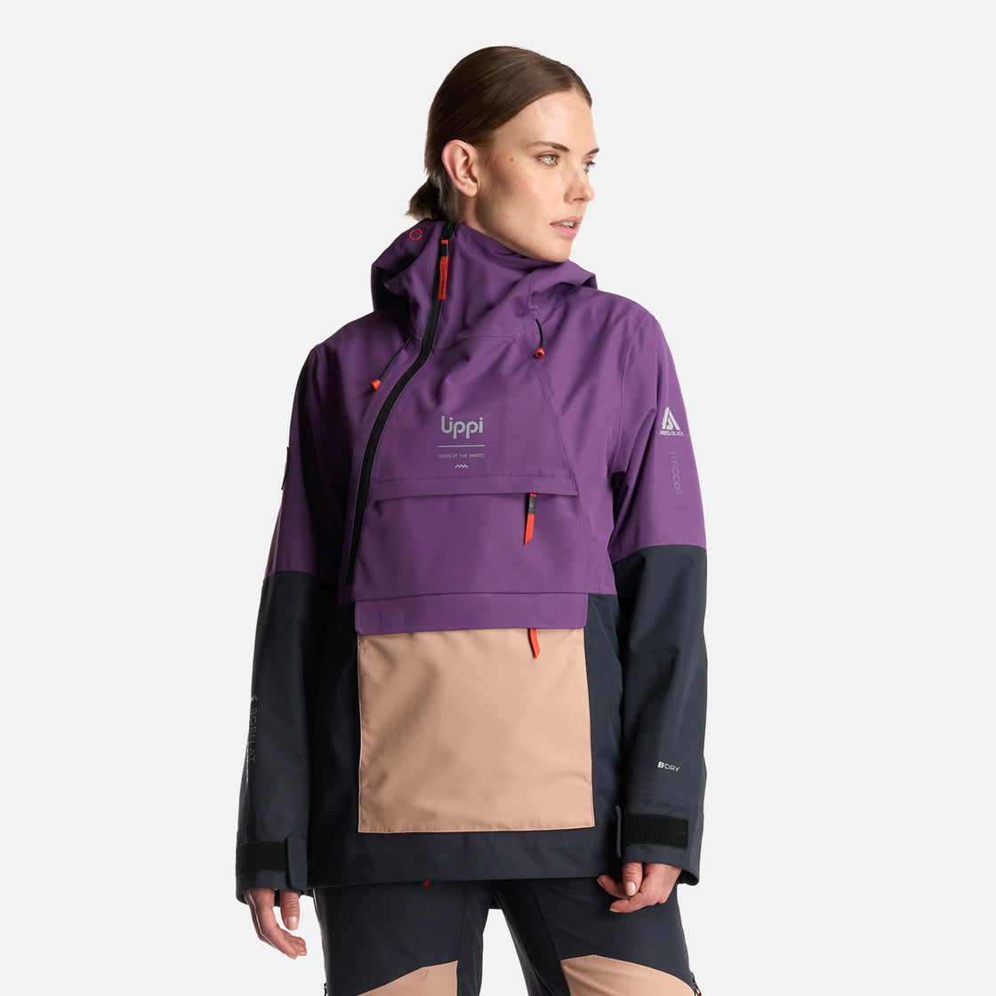 Chaqueta Mujer Black Hill 14 Zip B-Dry Jacket Morado Lippi