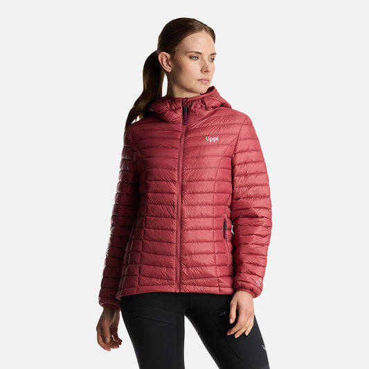 Chaqueta Mujer Peak Down Hoody Jacket Rosa Oscuro Lippi