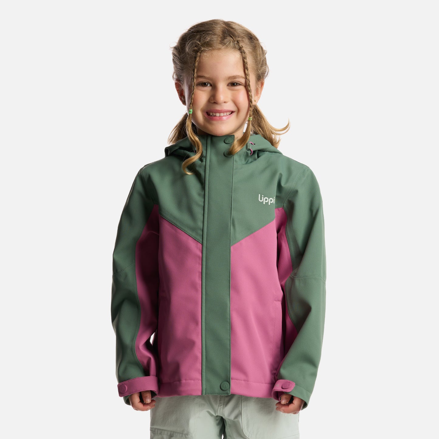 Chaqueta Niña Massif B-Dry Hoody Jacket Verde Musgo Lippi