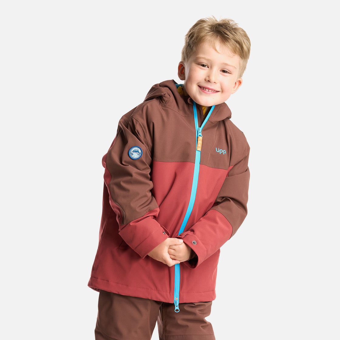 Chaqueta Niño Sierra Nevada B-Dry Steam-Pro Hoody Jacket Burdeo Lippi