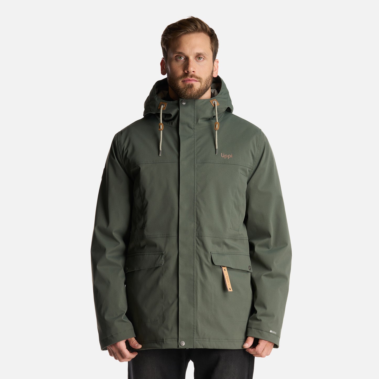 Chaqueta Hombre DayBreak B-Dry Jacket Verde Militar Lippi