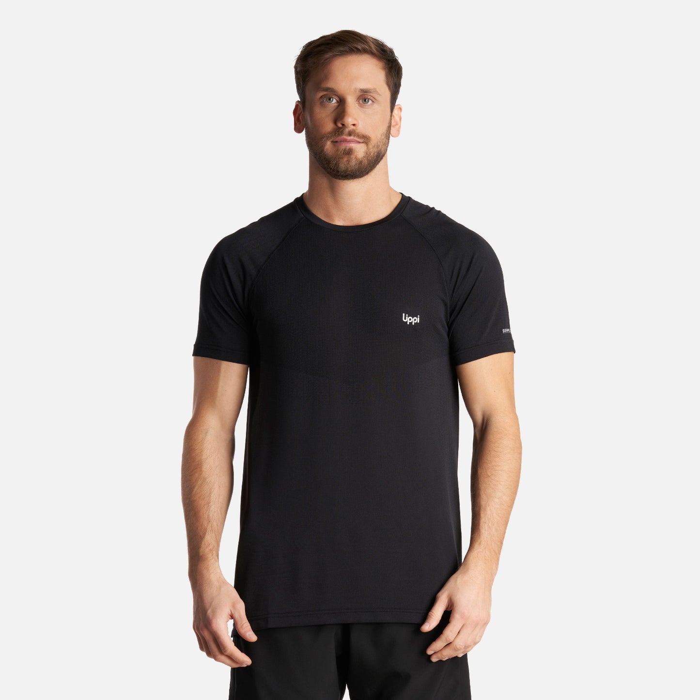 Polera Hombre Essential Sport T-Shirt Negro Lippi