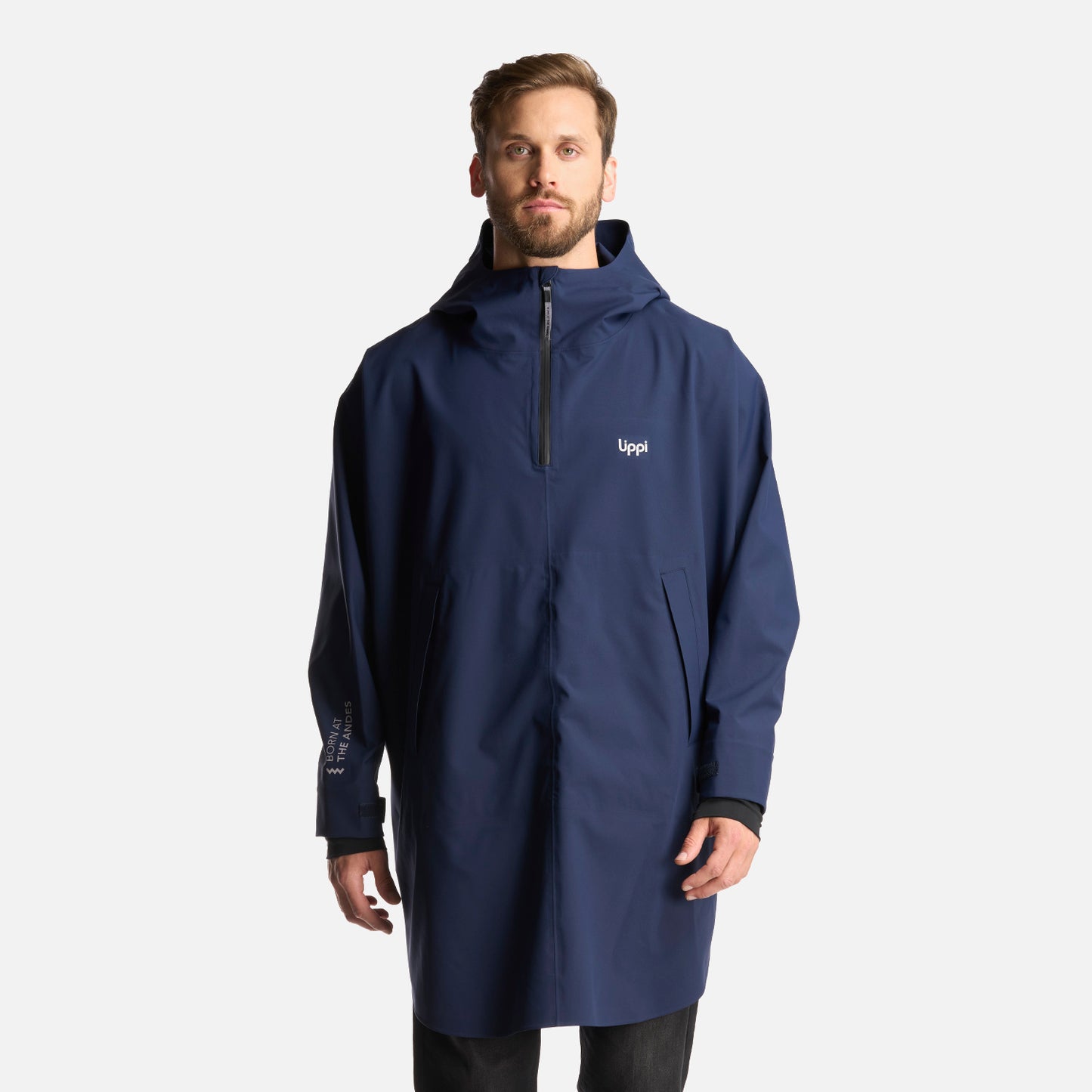 Chaqueta Hombre Galope B- Dry Rain Cover Azul Marino Lippi