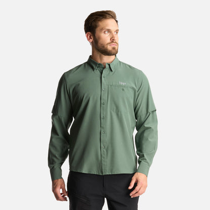 Camisa Hombre Murallon Q-Dry Shirt Verde Musgo Lippi