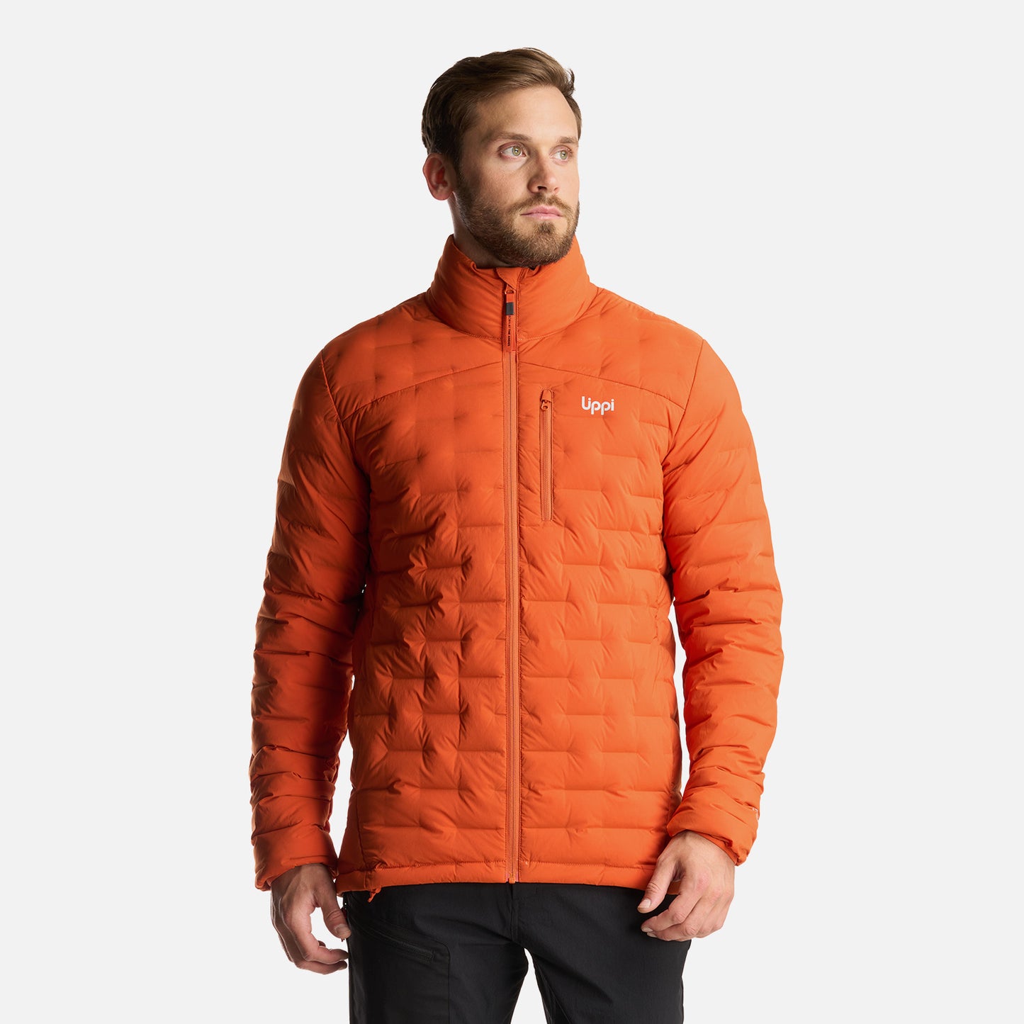 Chaqueta Hombre Ultimate Stretch Down Jacket Naranja Oscuro Lippi