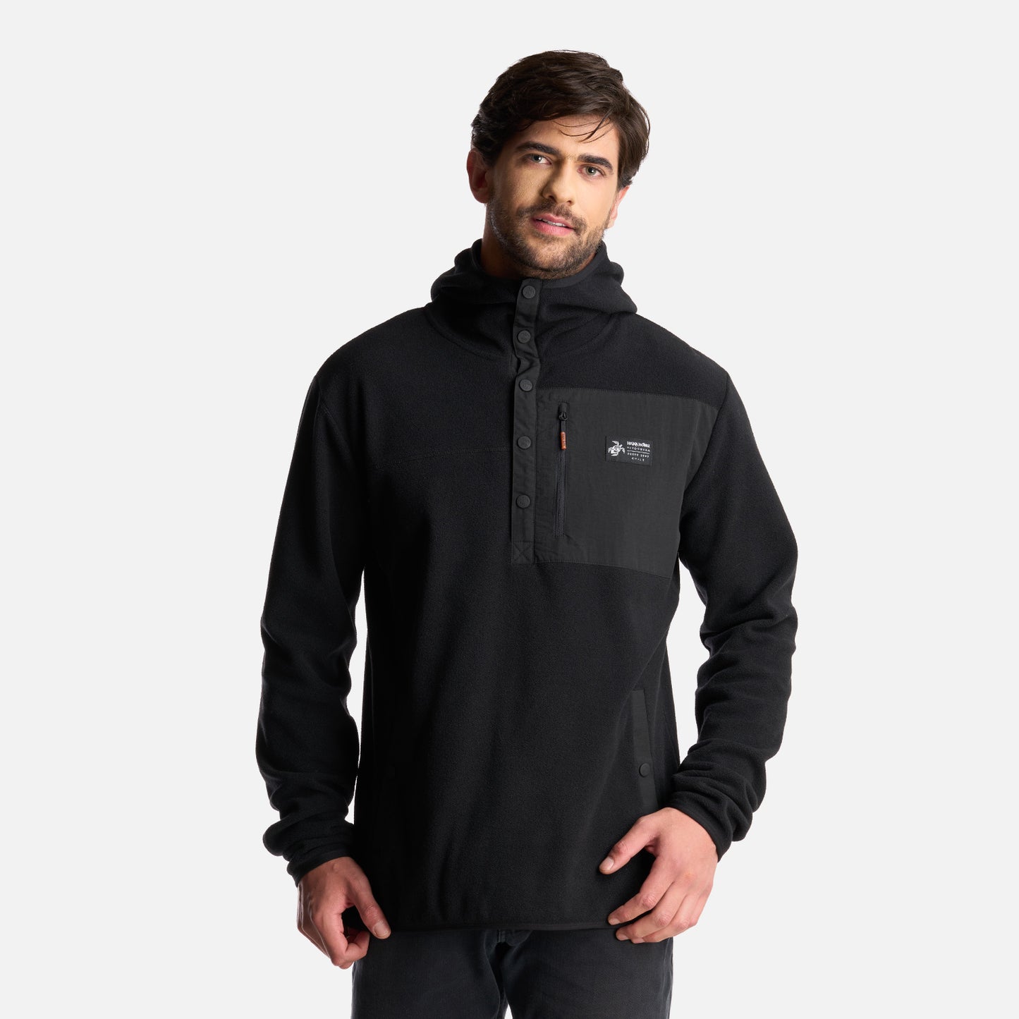 Poleron Hombre Tokerau Hoodie Negro Haka Honu