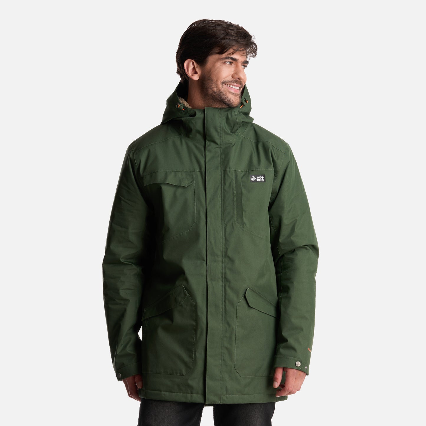 Chaqueta Hombre Yak Verde Militar Haka Honu