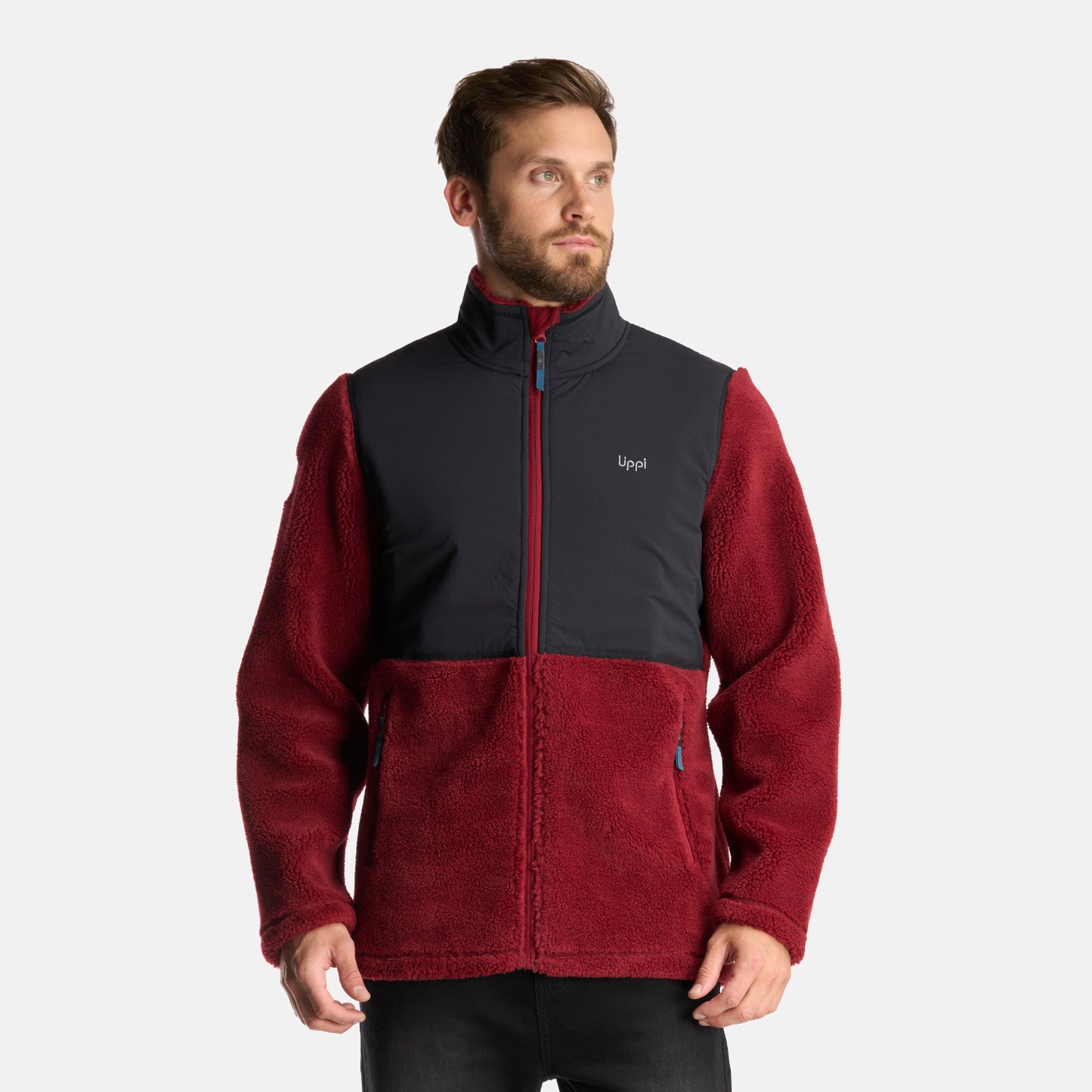 Chaqueta Hombre Glaciar Sherpa-Pro Jacket Burdeo Lippi