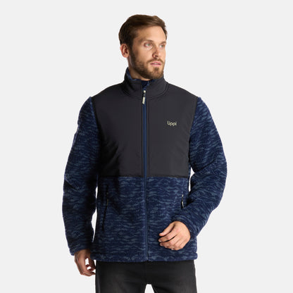 Chaqueta Hombre Glaciar Sherpa-Pro Jacket Print Azul Lippi