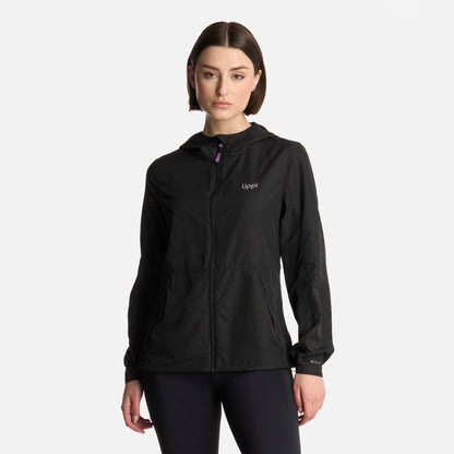 Chaqueta Mujer Nightfall WindBreaker Hoody Jacket Negro Lippi