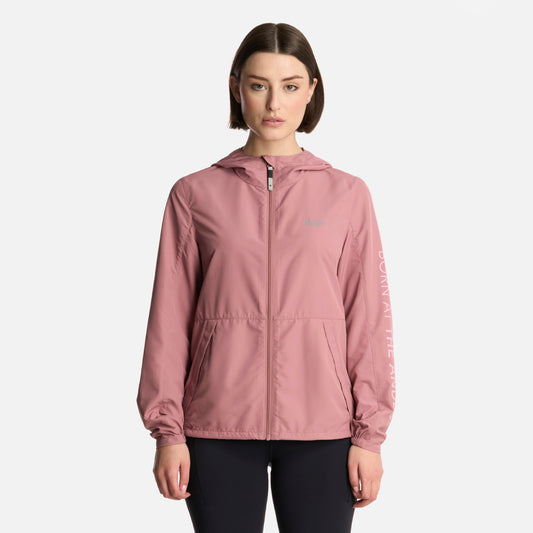 Chaqueta Mujer Nightfall WindBreaker Hoody Jacket Rosa Oscuro Lippi