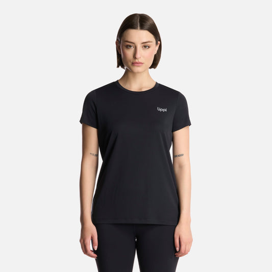 Polera Mujer Core Q-Dry T-Shirt Negro Lippi