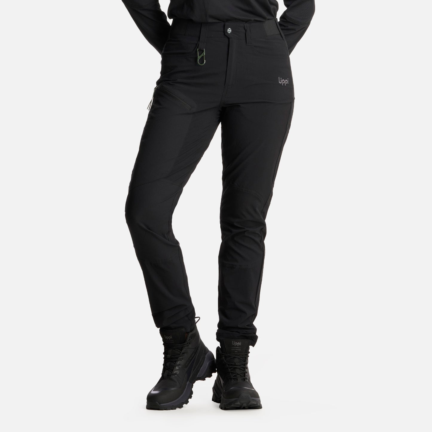 Pantalón Mujer Lennox Q-Dry Slim Fit Pants Negro Lippi