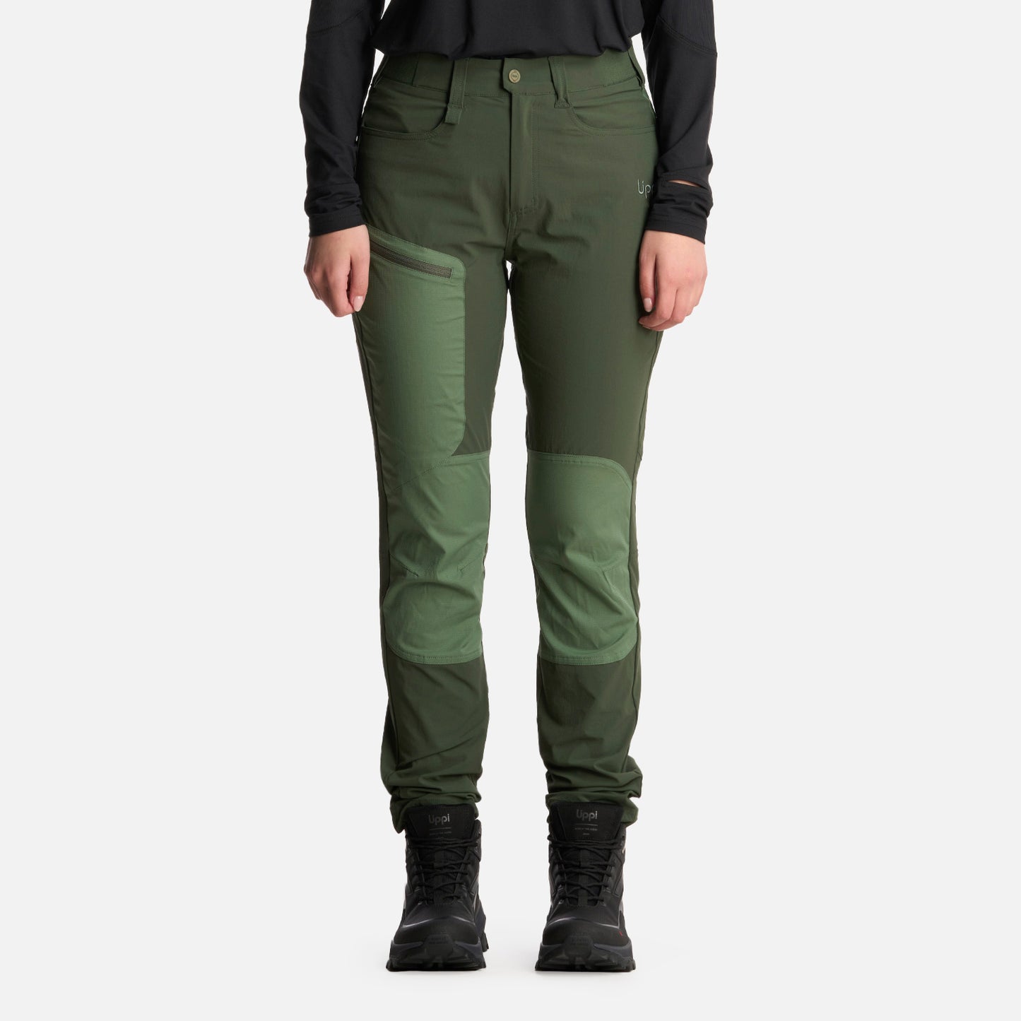 Pantalón Mujer Lennox Q-Dry Slim Fit Pants Verde Militar Lippi