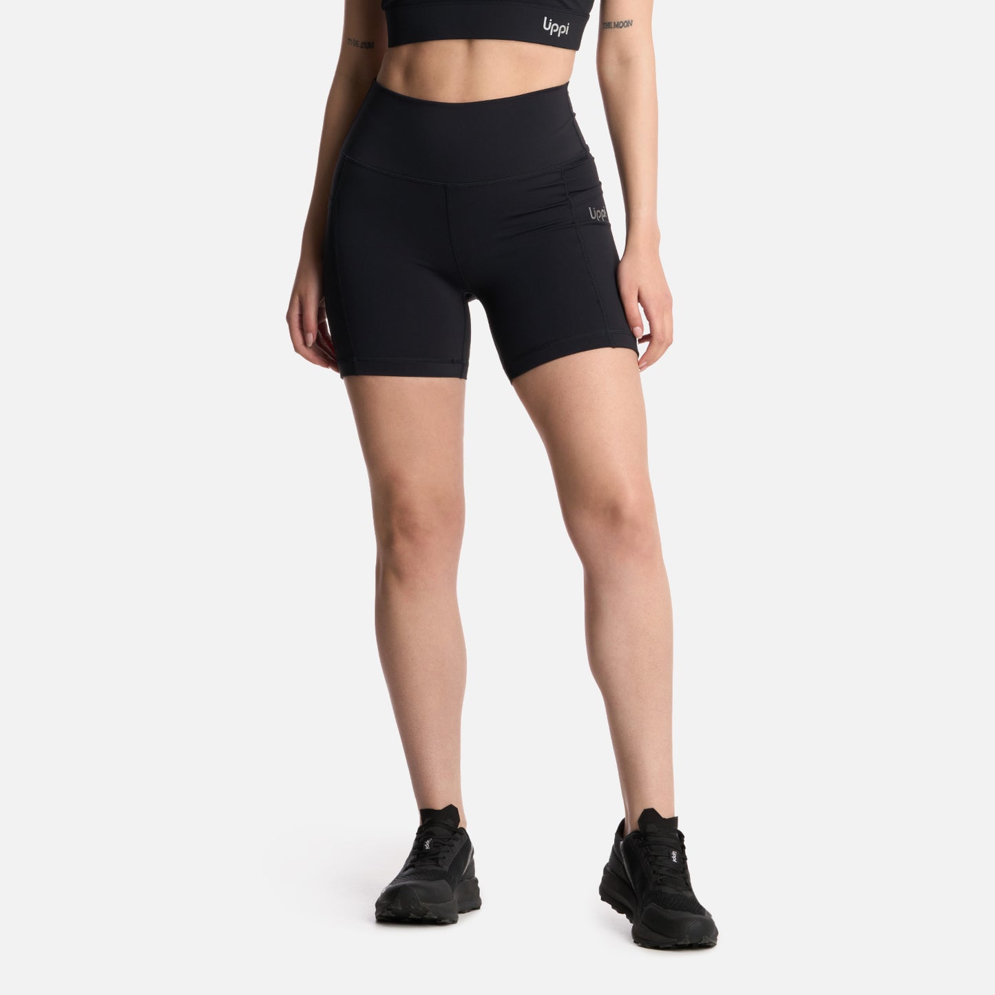 Calza Mujer In-Action Sport Short Leggings Negro Lippi