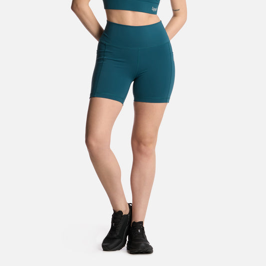 Calza Mujer In-Action Sport Short Leggings Petroleo Lippi