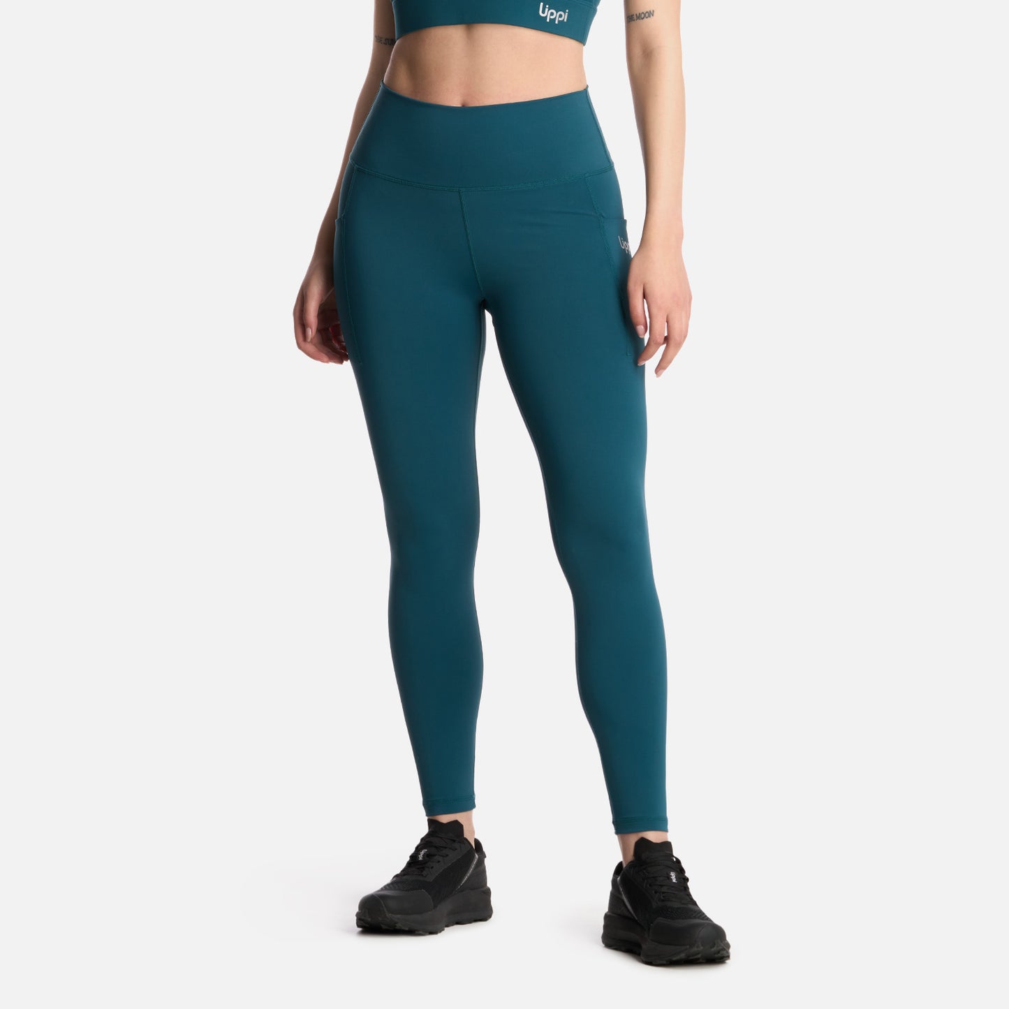 Calza Mujer In-Action Sport Leggings Petroleo Lippi