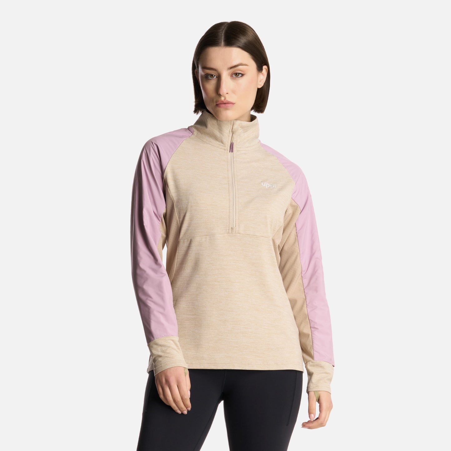 Polerón Mujer Egger 1/4 Zip Marfil Lippi