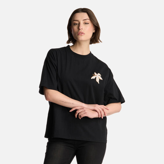 Polera Mujer Sun T-Shirt Negro Lippi