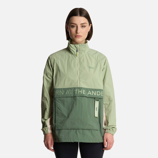 Chaqueta Mujer WindCity WindBreaker 1/4 Zip Jacket Jade Lippi