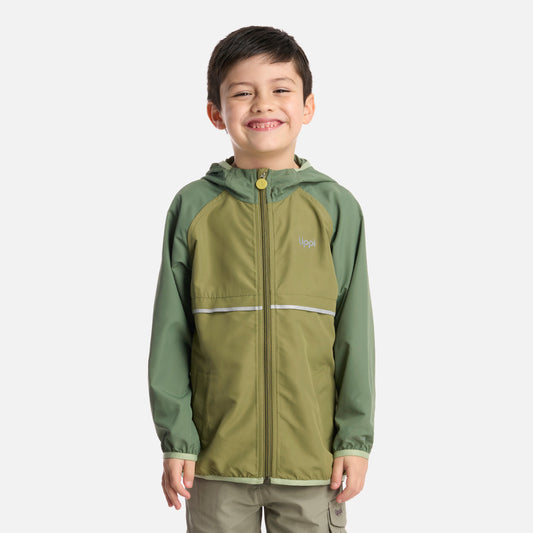 Chaqueta Niño Nightfall WindBreaker Hoody Jacket Verde Lippi