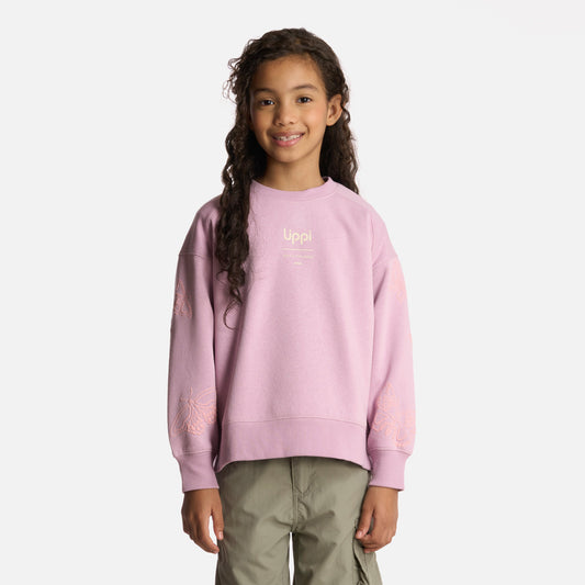 Polerón Niña Insigne Sweatshirt Oversize Lila Lippi