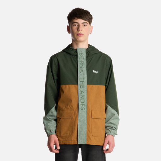 Chaqueta Teen Boy FirePlace B-Dry Jacket Verde Militar Lippi