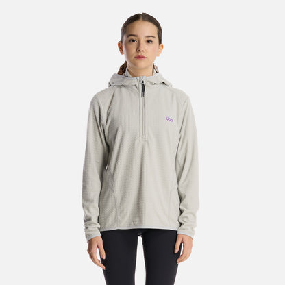 Polerón Teen Girl Mild Nano-F 14 Zip Hoody Gris Claro Lippi