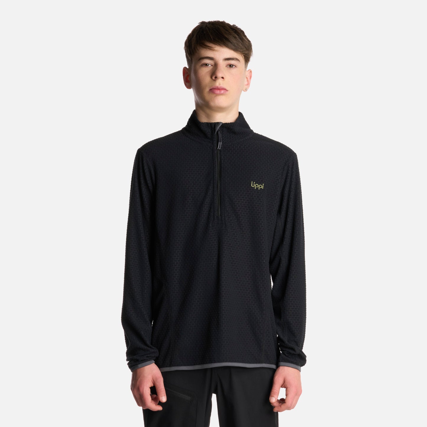 Polerón Teen Boy Mild Nano-F 14 Zip Negro Lippi